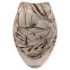 Vaso in Vetro di Murano Originale Petalo Bianco - Centrotavola Ovale Lauri H26